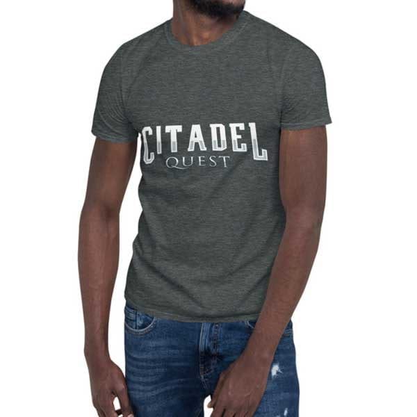 Citadel Quest - Unisex Softstyle T-Shirt - Video Game design